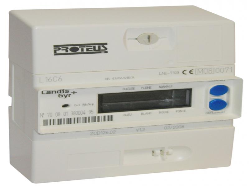 Vignette 2 produit COMPTEUR ELEC.TRI.10/60A | Ref : CPT/TETRA    